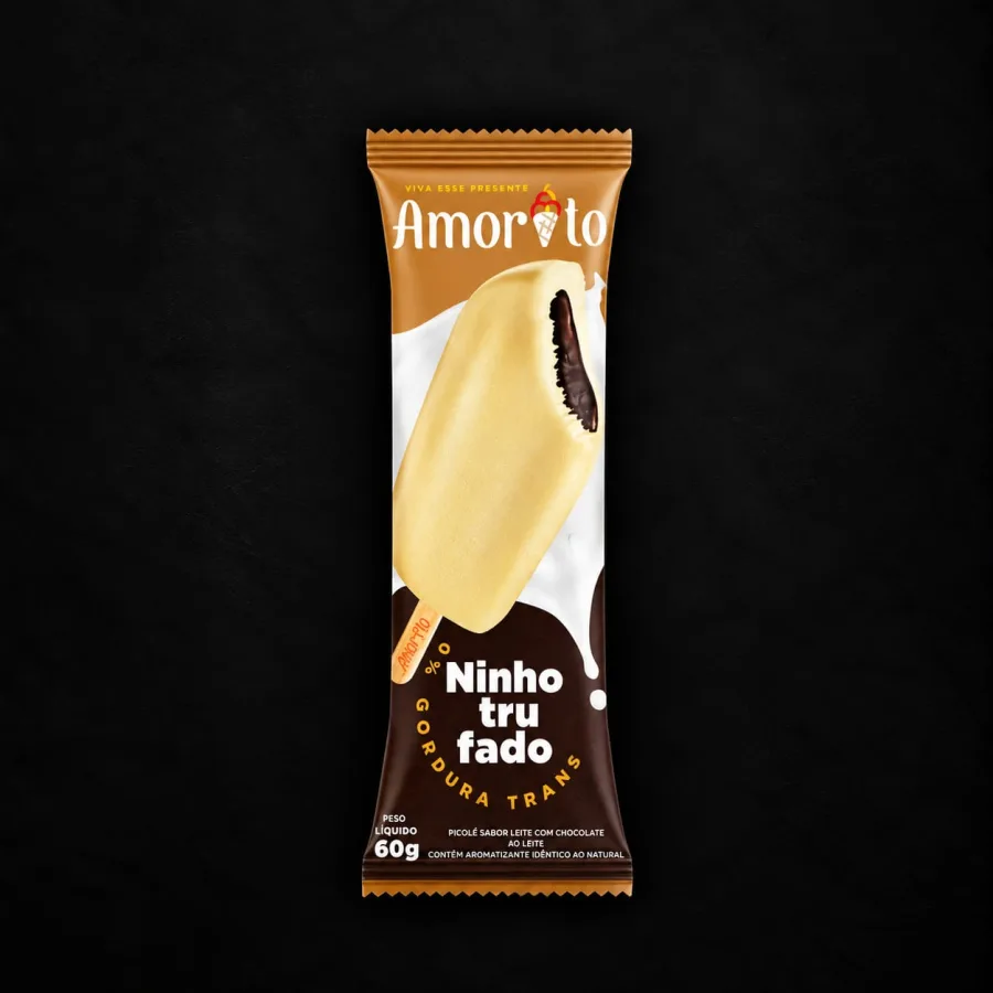 PICOLE AMORITO NINHO TRUFADO 60G